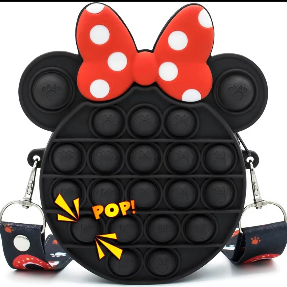 Pop Purse For Girls, 2 In 1 Fidget Purse, Pop Poppet Bag